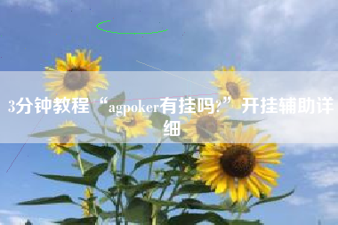 3分钟教程“agpoker有挂吗?”开挂辅助详细